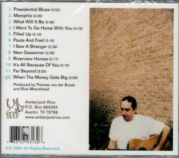 Amberjack Rice - Get So Little - CD - Brand New - Image 3