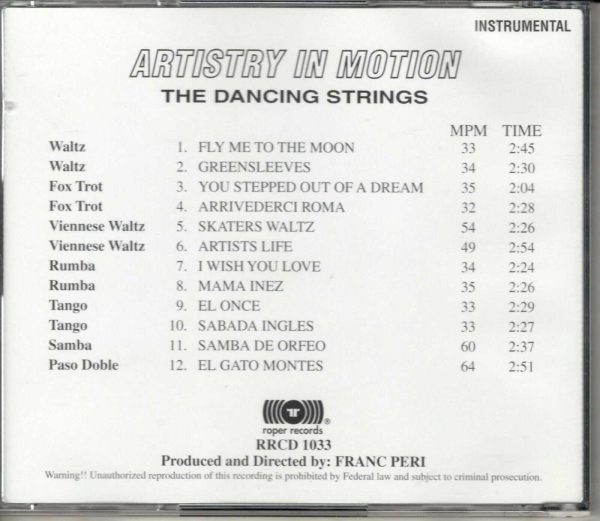 Artistry In Motion - The Dancing Strings - CD - Image 3
