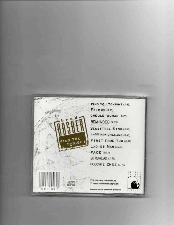 BRAD ABSHER - FIND YOU TONIGHT-CD - Image 3