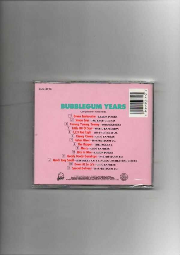 BUBBLEGUM YEARS - BEST OF-BRAND NEW CD - Image 3