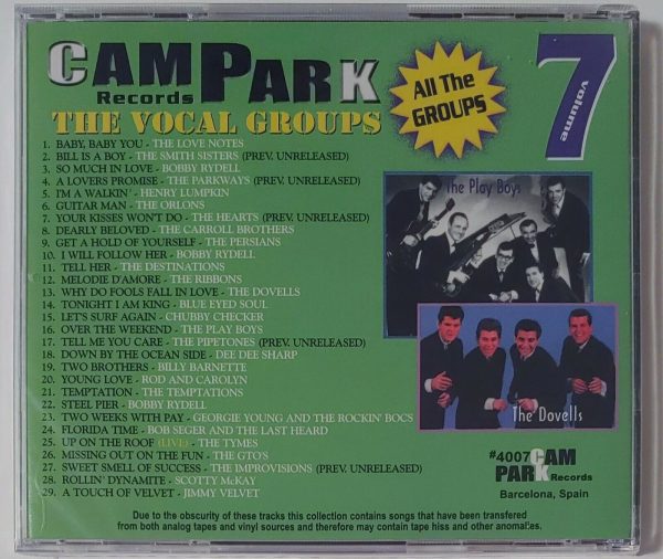 CAM PARK - VOL 7   CD   BRAND NEW - Image 3