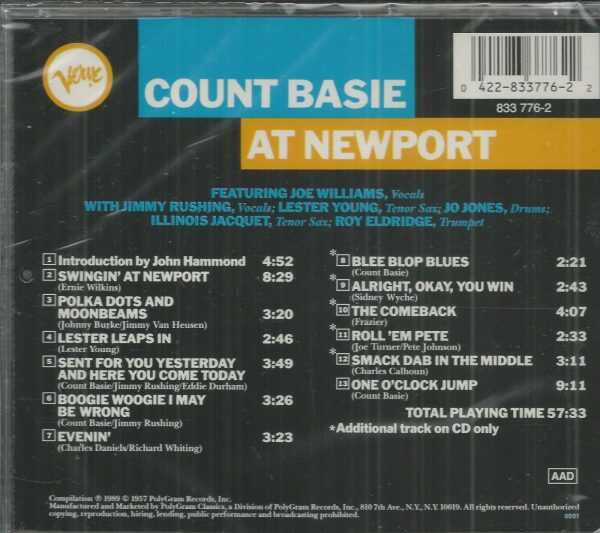 COUNT BASIE At Newport - CD - BRAND NEW - Image 3