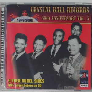 CRYSTAL BALL RECORDS - 30TH ANNIVERSARY  VOL 5   CD   BRAND NEW
