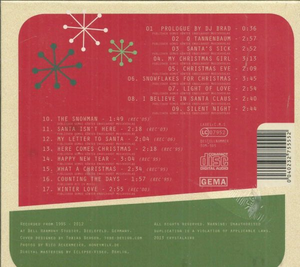 CRYSTALAIRS CD - CHRISTMAS WITH THE    BRAND NEW - Image 3