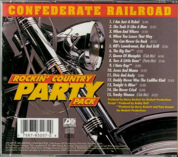 Confederate Railroad - Rockin' Country Party Pack - CD - Brand New - Image 3