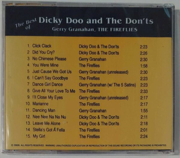 DICKY DOO AND THE DON'TS - BEST OF  CD  BRAND NEW - Image 3