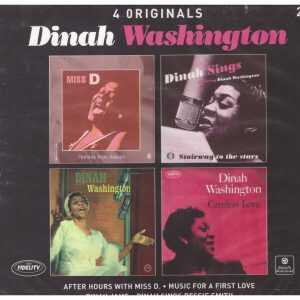 DINAH WASHINGTON CD - 4 Originals 2 CD Set  Brand New