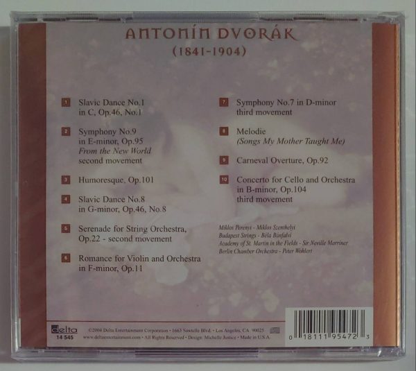 DVORAK - MILLENNIUM   CD BRAND NEW - Image 3