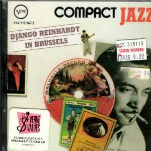 Django Reinhardt In Brussels - CD - Brand New