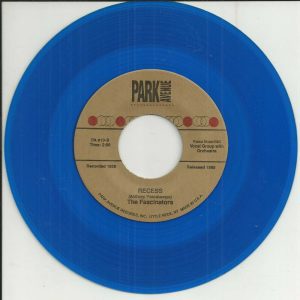 FASCINATORS - 45 RPM  TEENAGE WEDDING / RECESS   BLUE WAX  NM
