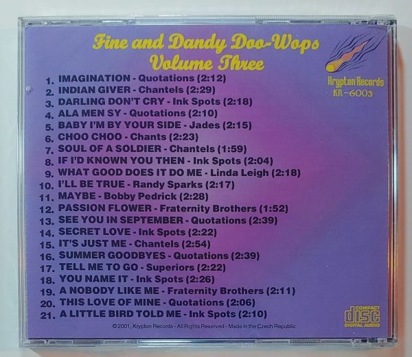 FINE AND DANDY - VOL 3  CD BRAND NEW - Image 3