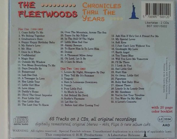 FLEETWOODS - CHRONICLES THRU THE YEARS   CD     BRAND NEW - Image 3