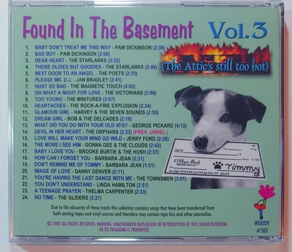 FOUND IN THE BASEMENT - VOL 3  CD BRAND NEW - Image 3