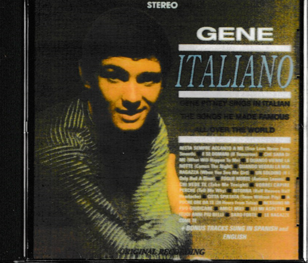 GENE PITNEY CD ITALIANO - BRAND NEW