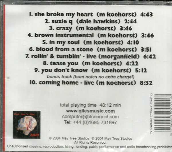 GILES CD - Blood From A Stone - BRAND NEW - Image 3