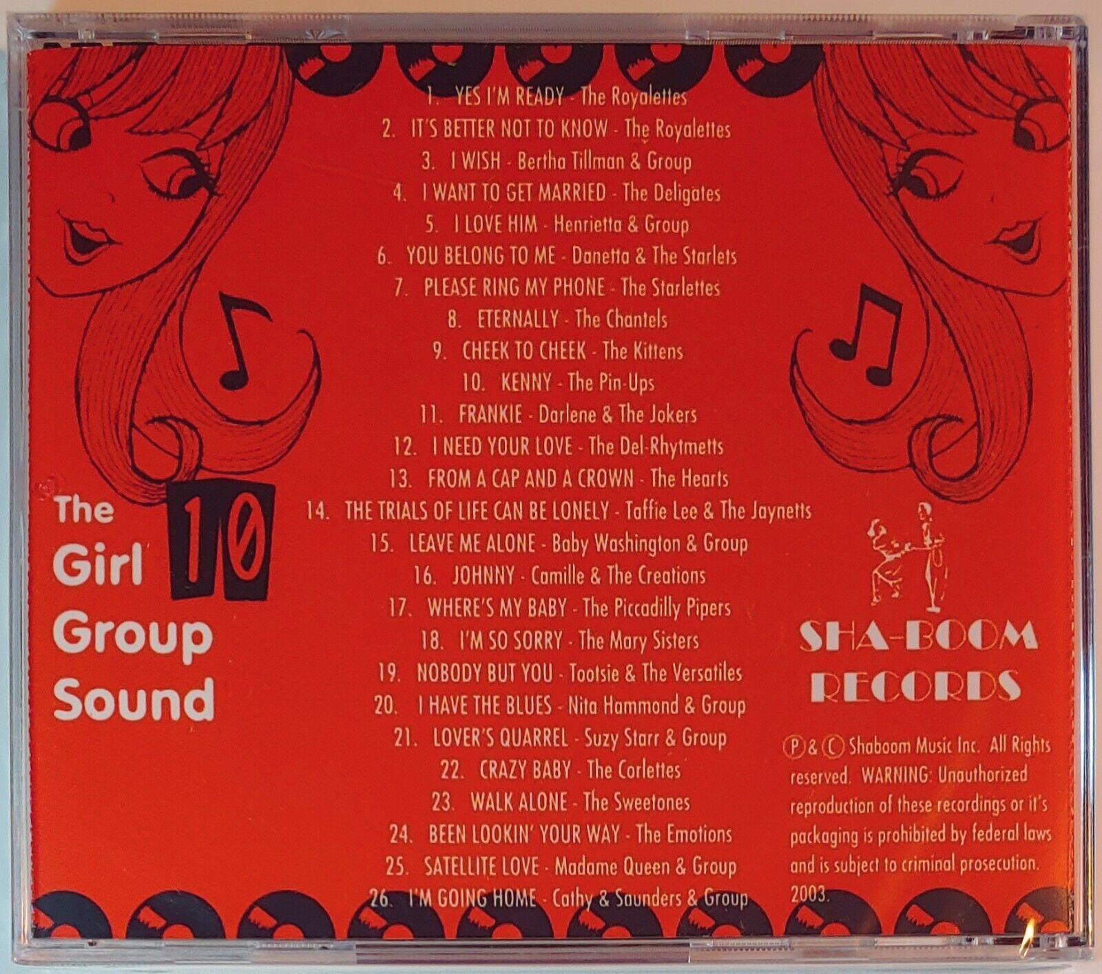 GIRL GROUP SOUND - VOL 10 (NEW) CD BRAND NEW - Image 3