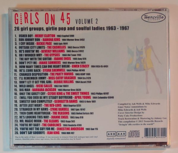 GIRLS ON 45 - VOL 2   CD BRAND NEW - Image 3