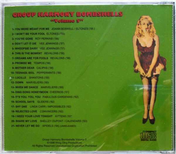 GROUP HARMONY BOMBSHELLS - CD - Volume 5 - BRAND NEW - Image 3