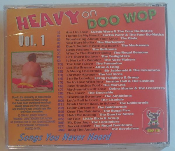 HEAVY ON DOO WOP - VOL 1   CD BRAND NEW - Image 3