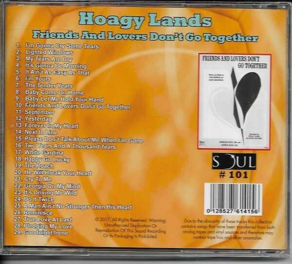 HOAGY LANDS CD FRIENDS AND LOVERS DON’T GO TOGETHER - BRAND NEW - Image 3