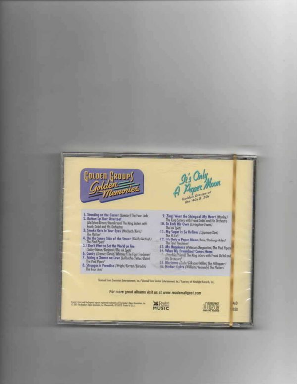 ITS ONLY A PAPER MOON-BRAND NEW CD - Image 3