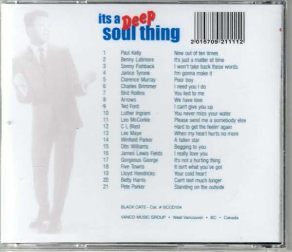 It's A Deep Soul Thing - Vol 1 - CD - Image 3