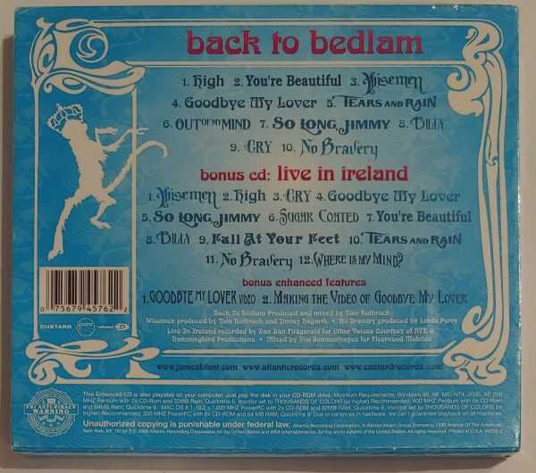 JAMES BLUNT - BACK TO BEDLAM   CD     BRAND NEW - Image 3