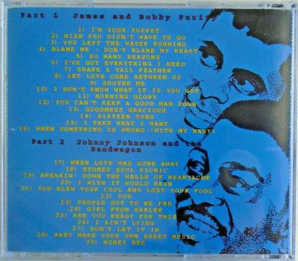 JAMES & BOBBY PURIFY Meet JOHNNY JOHNSON & THE BANDWAGON - CD -  BRAND NEW - Image 3