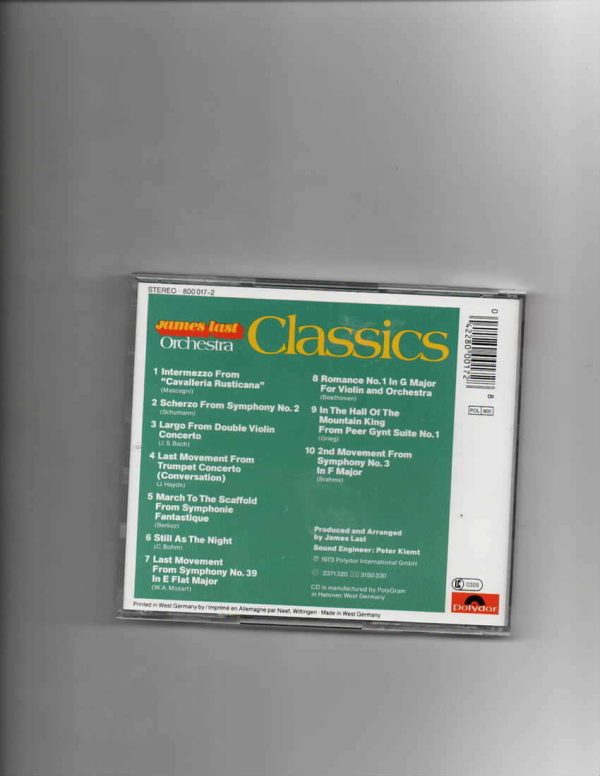 JAMES LAST ORCHESTRA  - CLASSICS-CD - Image 3