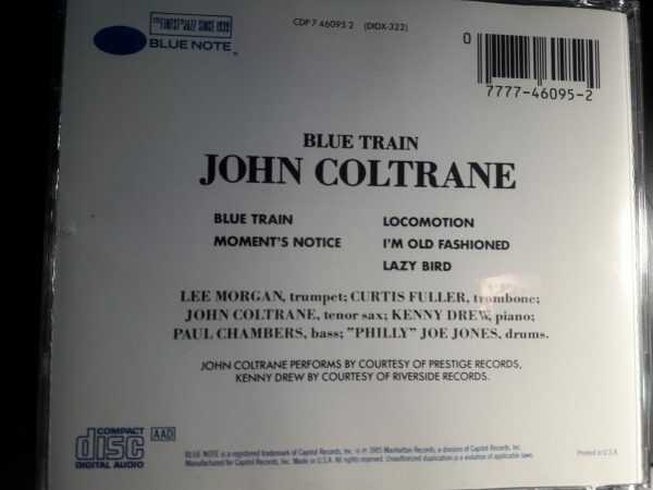 JOHN COLTRANE - BLUE TRAIN-CD - Image 3