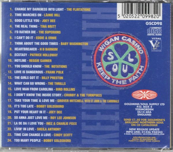 Keep The Faith - Rare Northern Soul Classics - CD - Brand New! - Image 3