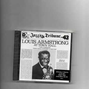 LOUIS ARMSTRONG - AT TOWN HALL-BRAND NEW CD