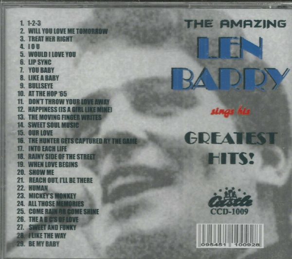 Len Barry CD - The Amazing  BRAND NEW - Image 3