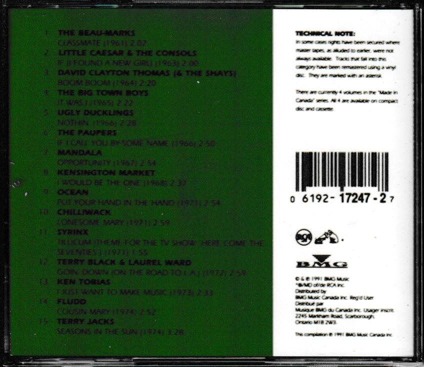 MADE IN CANADA CD MORE GREAT STUFF VOL 4 - BRAND NEW - Image 3