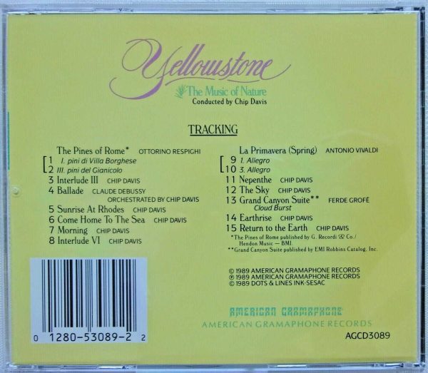 MANNHEIM STEAMROLLER - CD - Yellowstone - The Music of Nature - LIKE NEW - Image 3