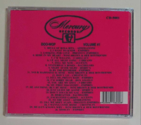 MERCURY DOO WOPS - VOL 1   CD     BRAND NEW - Image 3