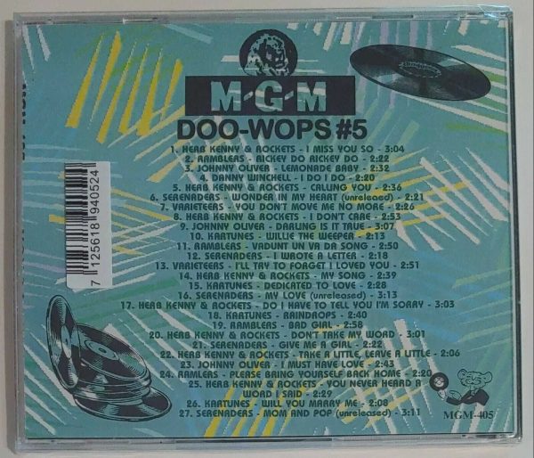 MGM DOO WOPS - VOL 5   CD     BRAND NEW - Image 3