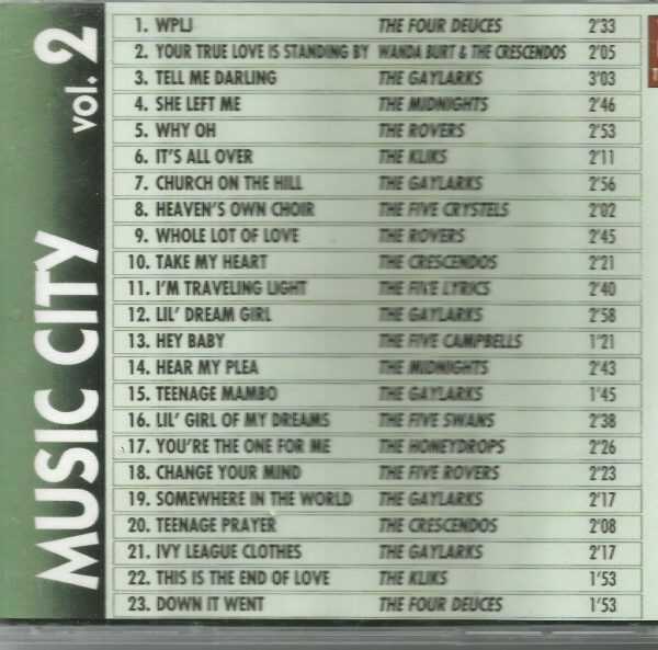 Music City Vol 2 - CD - Brand New! - Image 3