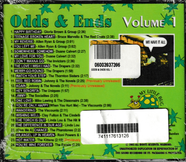 ODDS & ENDS VOL 1 CD - BRAND NEW - Image 3