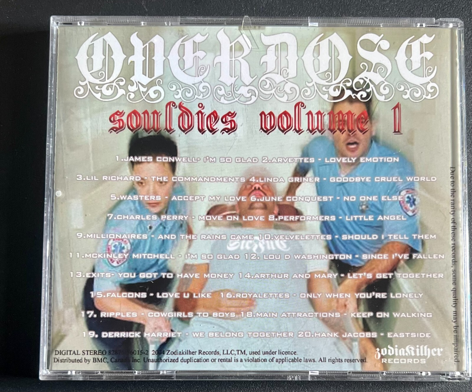 OVERDOSE - SOULDIES- VOL 1 - CD - Image 3