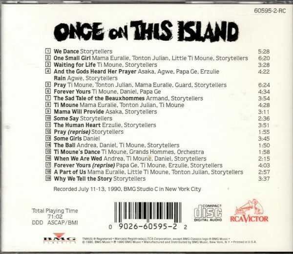 Once On This Island - Original Cast Recording - CD - Image 3