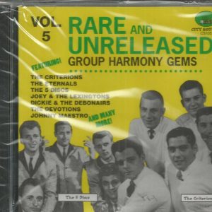 RARE AND UNRELEASED GROUP HARMONY GEMS - CD - Vol. 5 - BRAND NEW
