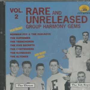 RARE AND UNRELEASED  - Vol. 2 - Group Harmony Gems -  BRAND NEW -  CD