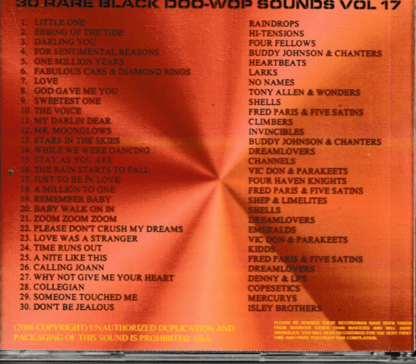 RARE BLACK SOUNDS - VOL 17 CD - BRAND NEW - Image 3