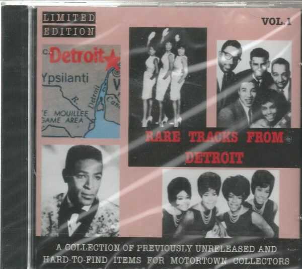 RARE TRACKS FROM DETROIT - CD - Vol. 1 - BRAND NEW