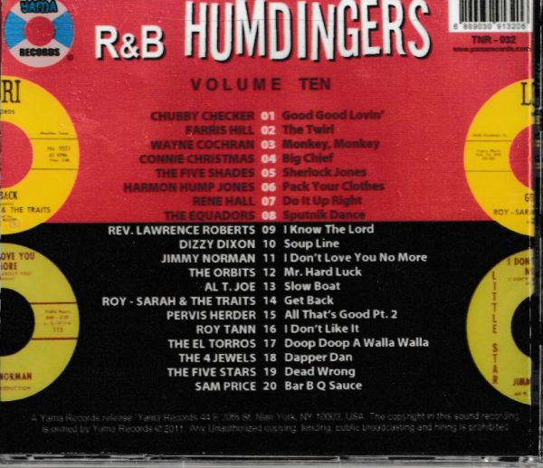 R&B HUMDINGERS - VOL 10 CD - BRAND NEW - Image 3