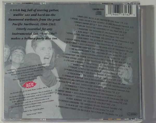 RIOT CITY - ROCKING NORTHWEST INSTRUMENTALS   CD     BRAND NEW - Image 3