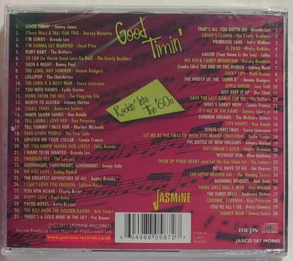 ROCKIN INTO THE 60'S - GOOD TIMIN   CD     BRAND NEW - Image 3