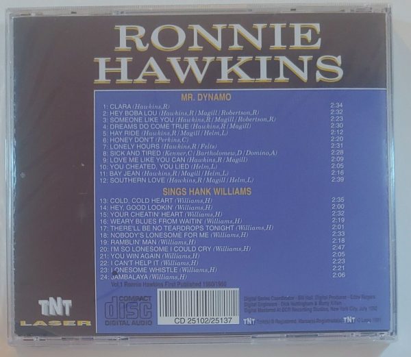 RONNIE HAWKINS - MR DYNAMO/SINGS HANK WILLIAMS   CD BRAND NEW - Image 3