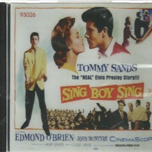 SING BOY SING - DVD - Tommy Sands - The Real Elvis Presley Story - BRAND NEW